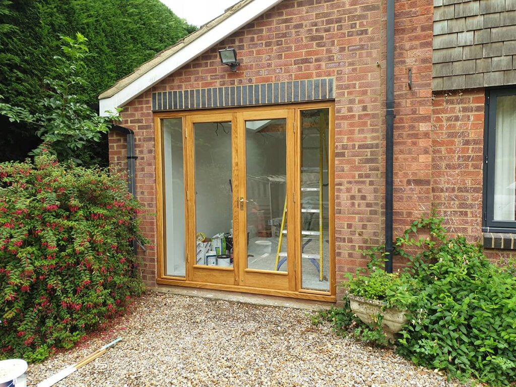 A modern, cosy take on a small extension. For page: Builders Devizes & Marlborough