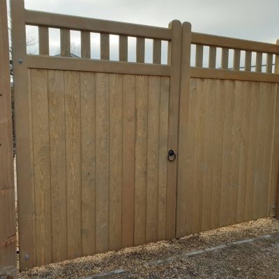 Gate installation completed by Gray and Amor, in Devizes & Marlborough